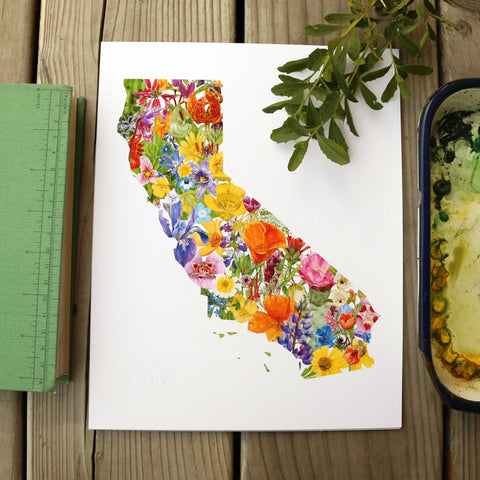 California Wildflower Poster or Print