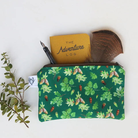Zipper Pouch - Oak Trees