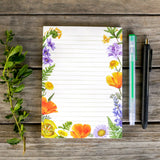 Notepad - California Wildflowers
