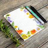 Notepad - California Wildflowers
