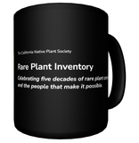 CNPS Rare Plant Inventory 50th Anniversary Mug