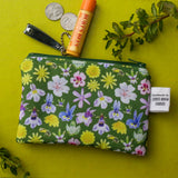 Vernal Pool Flora Zipper Pouch - Small