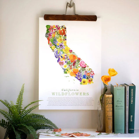 California Wildflower Poster
