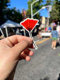 California Poppy Sticker