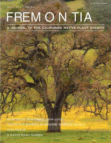 Fremontia Vol. 34, No. 2