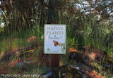 Native Plant Garden Sign